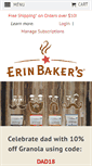 Mobile Screenshot of erinbakers.com